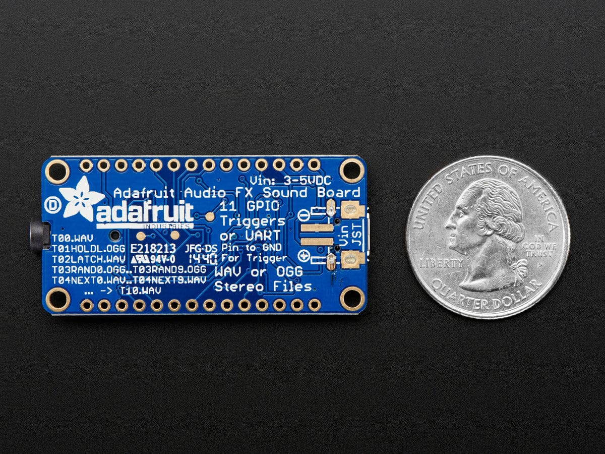 Adafruit Audio FX Sound Board - WAV/OGG Trigger with 16MB Flash - The Pi Hut