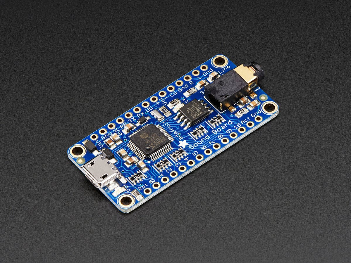 Adafruit Audio FX Sound Board - WAV/OGG Trigger with 2MB Flash - The Pi Hut