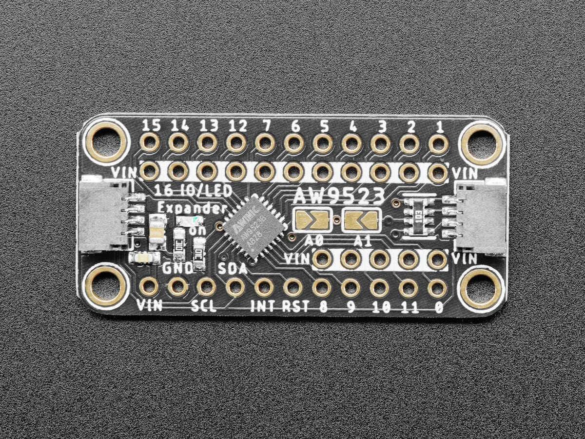 Adafruit AW9523 GPIO Expander and LED Driver Breakout - The Pi Hut