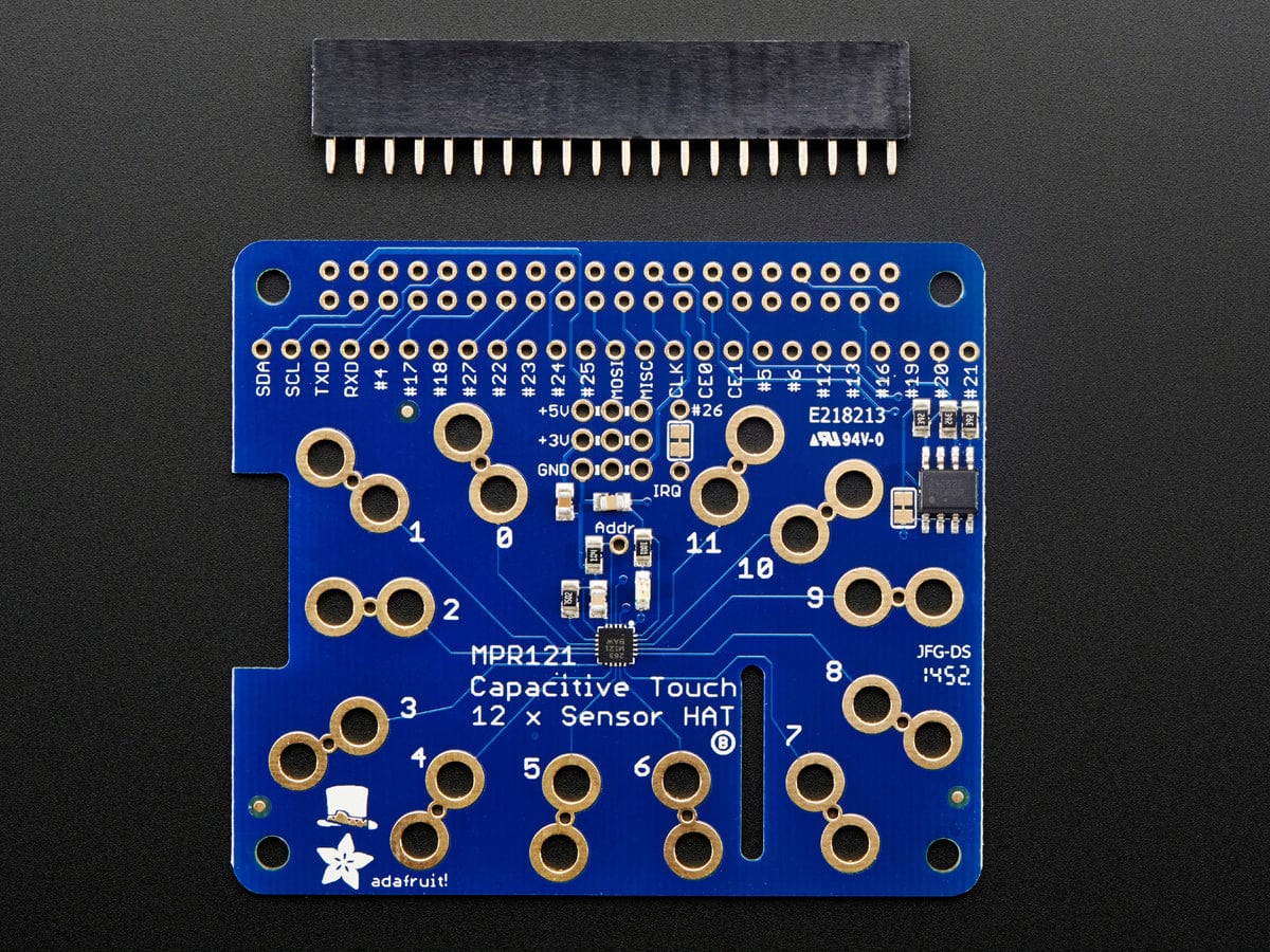 Adafruit Capacitive Touch HAT for Raspberry Pi - Mini Kit - The Pi Hut