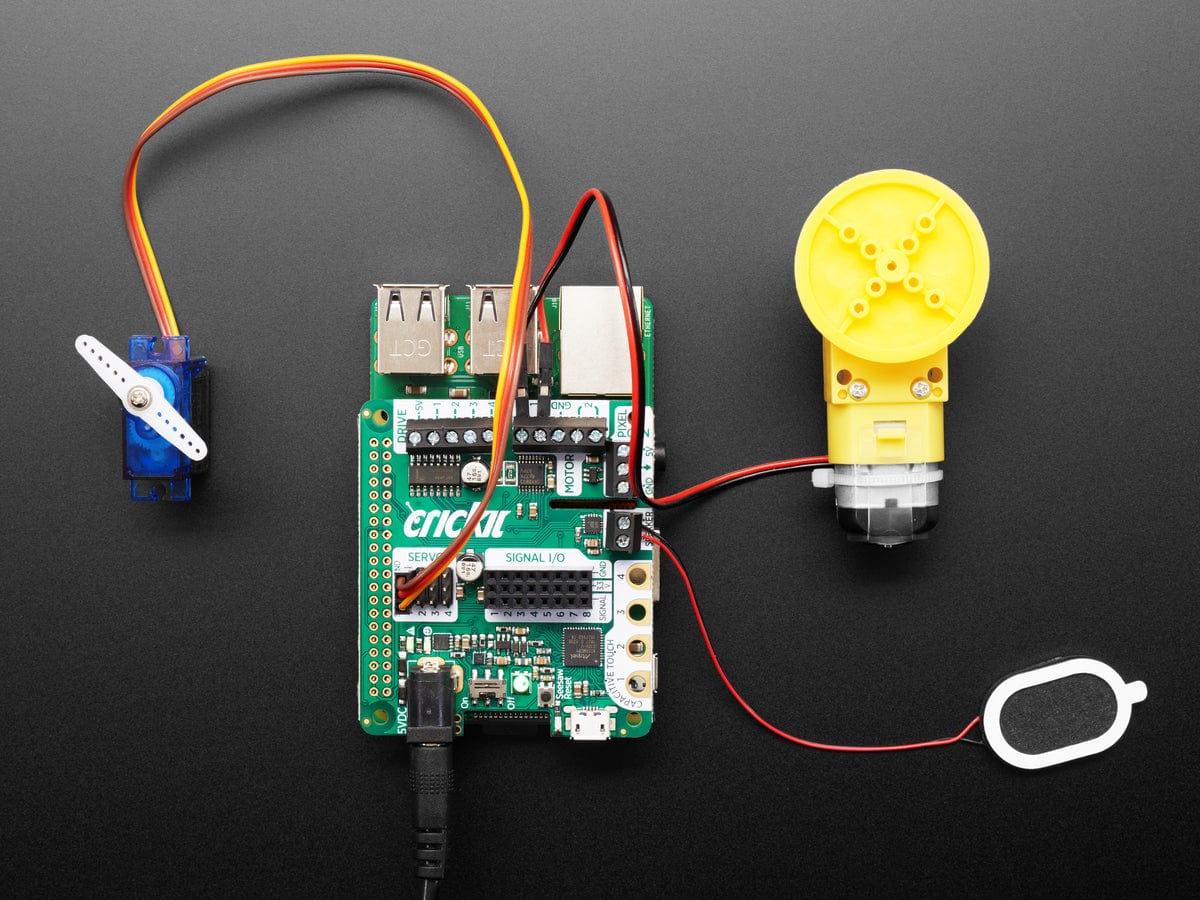 Adafruit CRICKIT HAT for Raspberry Pi - The Pi Hut