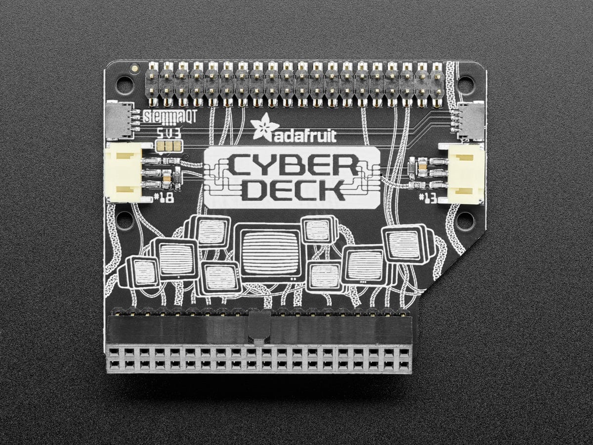 Adafruit CYBERDECK Bonnet for Raspberry Pi 400 - The Pi Hut