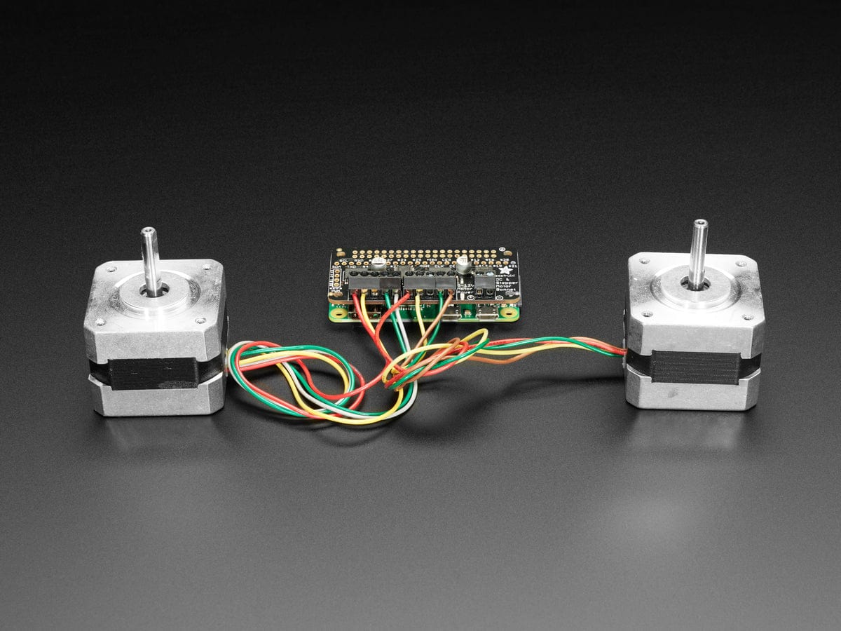 Adafruit DC & Stepper Motor Bonnet for Raspberry Pi - The Pi Hut