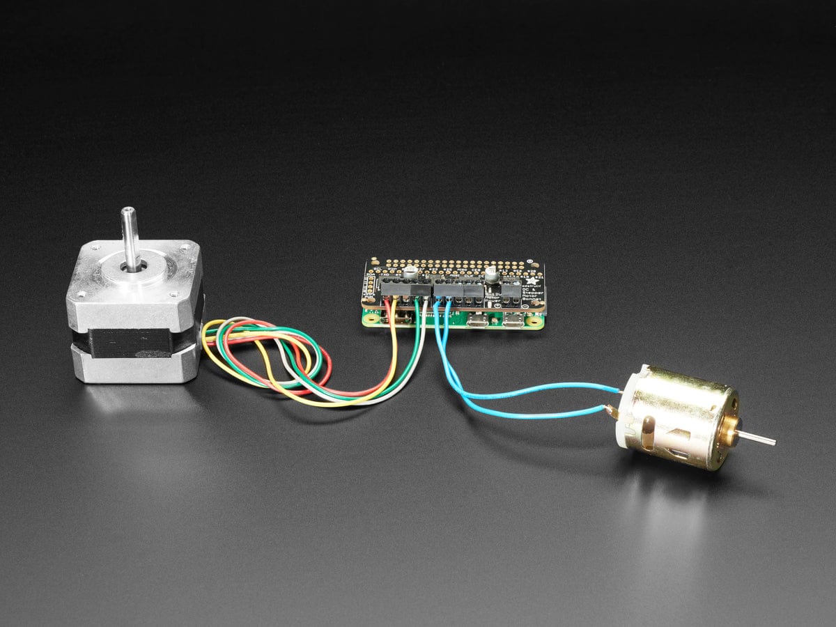 Adafruit DC & Stepper Motor Bonnet for Raspberry Pi - The Pi Hut