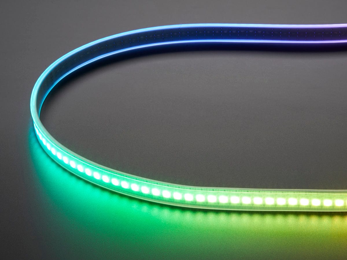 Adafruit DotStar Digital LED Strip - White 144 LED/m - One Meter - The Pi Hut