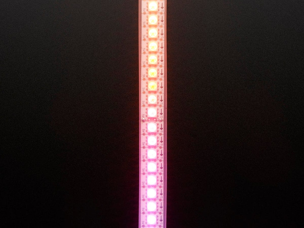 Adafruit DotStar Digital LED Strip - White 144 LED/m - One Meter - The Pi Hut