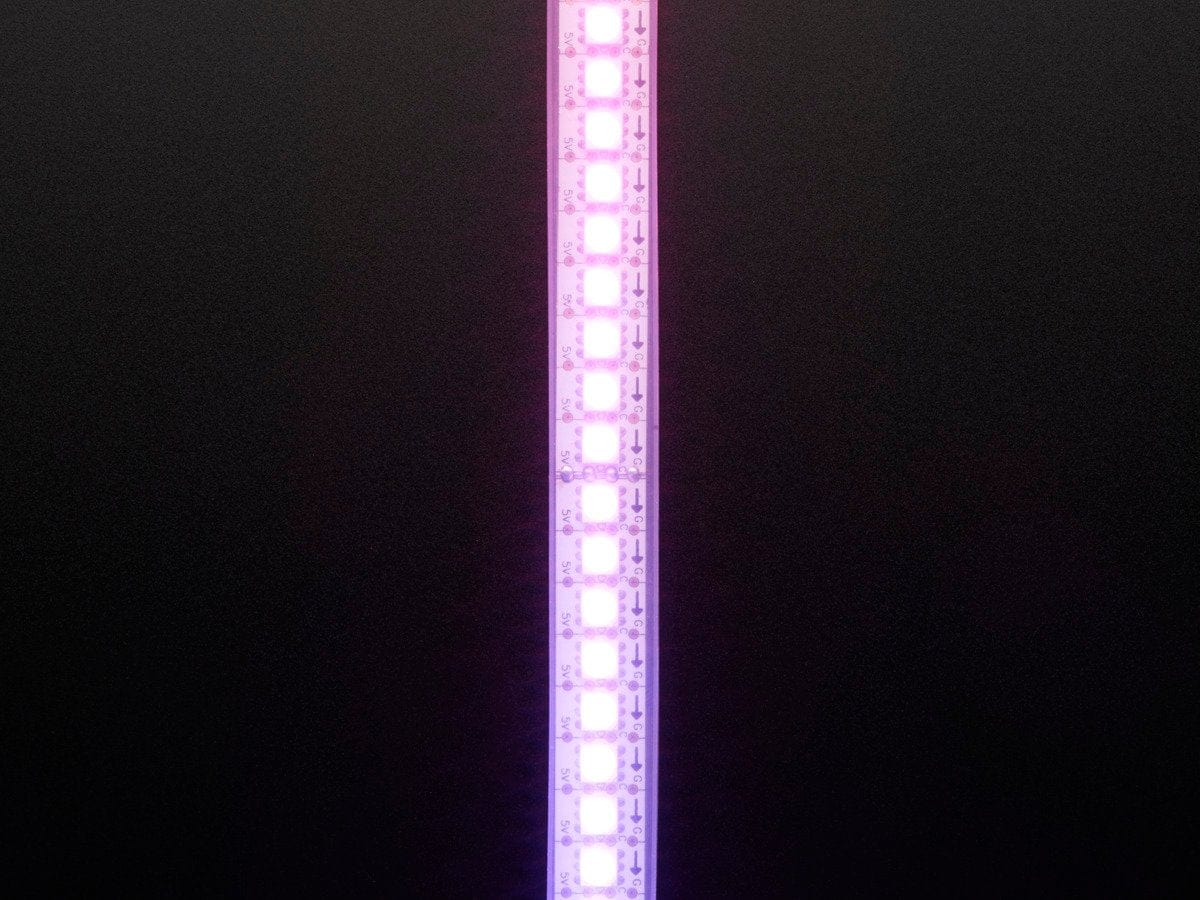 Adafruit DotStar Digital LED Strip - White 144 LED/m - One Meter - The Pi Hut