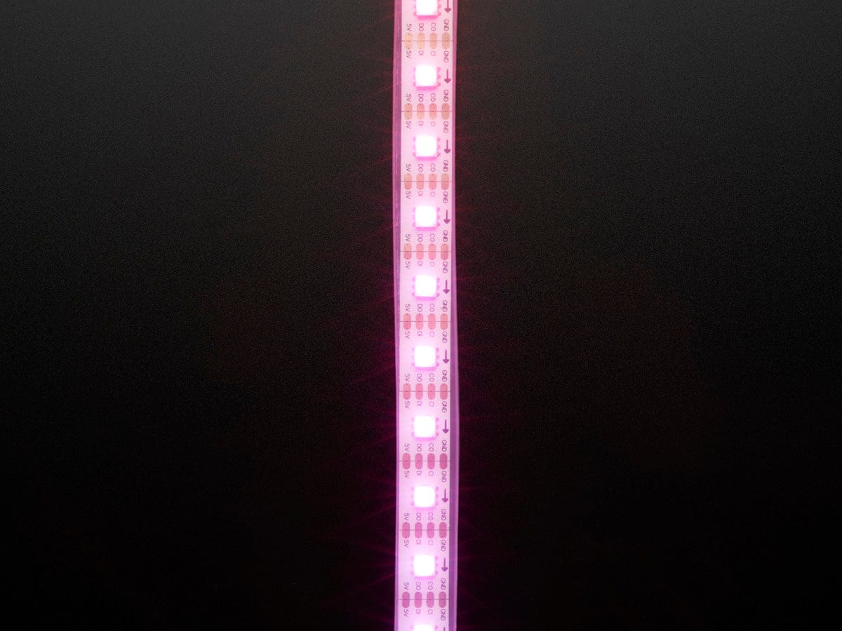 Adafruit DotStar Digital LED Strip - White 60 LED - Per Meter - The Pi Hut