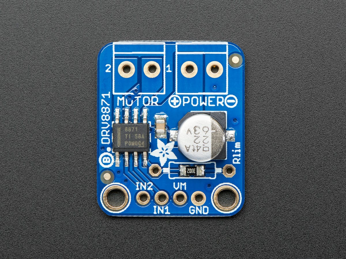 Adafruit DRV8871 DC Motor Driver Breakout Board - 3.6A Max - The Pi Hut