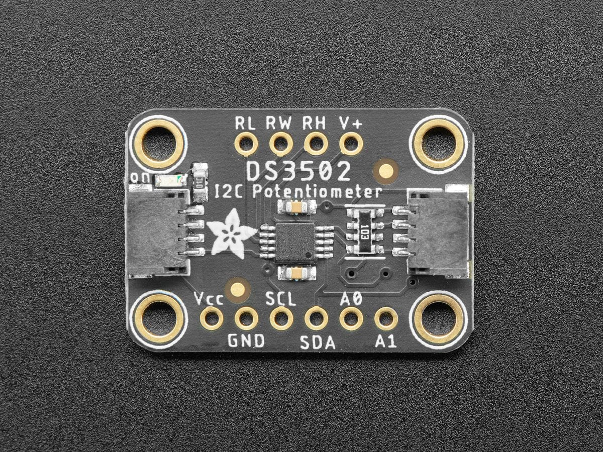 Adafruit DS3502 I2C Digital 10K Potentiometer Breakout - The Pi Hut