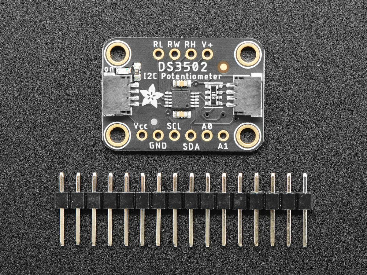 Adafruit DS3502 I2C Digital 10K Potentiometer Breakout - The Pi Hut