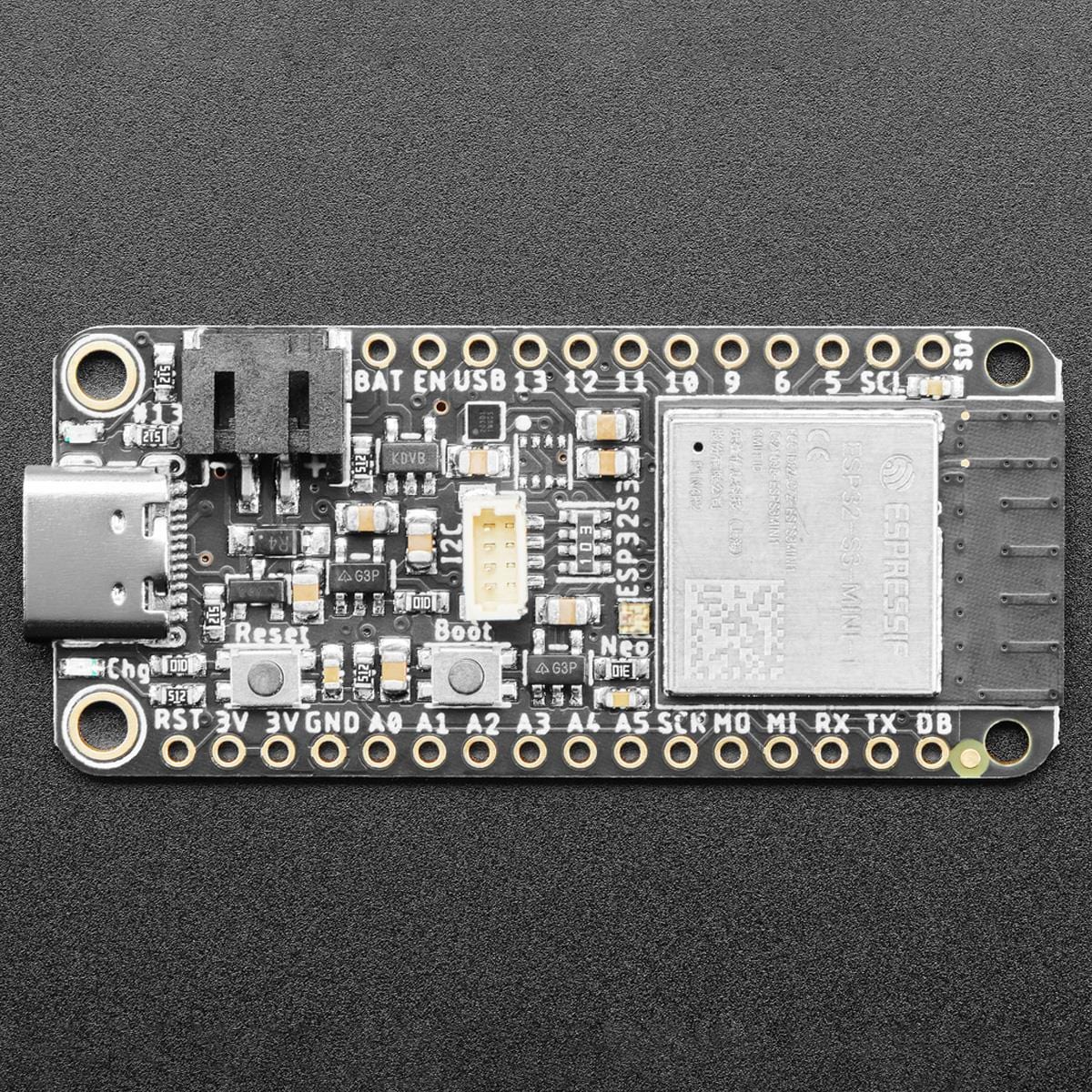 Adafruit ESP32-S3 Feather with 4MB Flash 2MB PSRAM - STEMMA QT / Qwiic - The Pi Hut