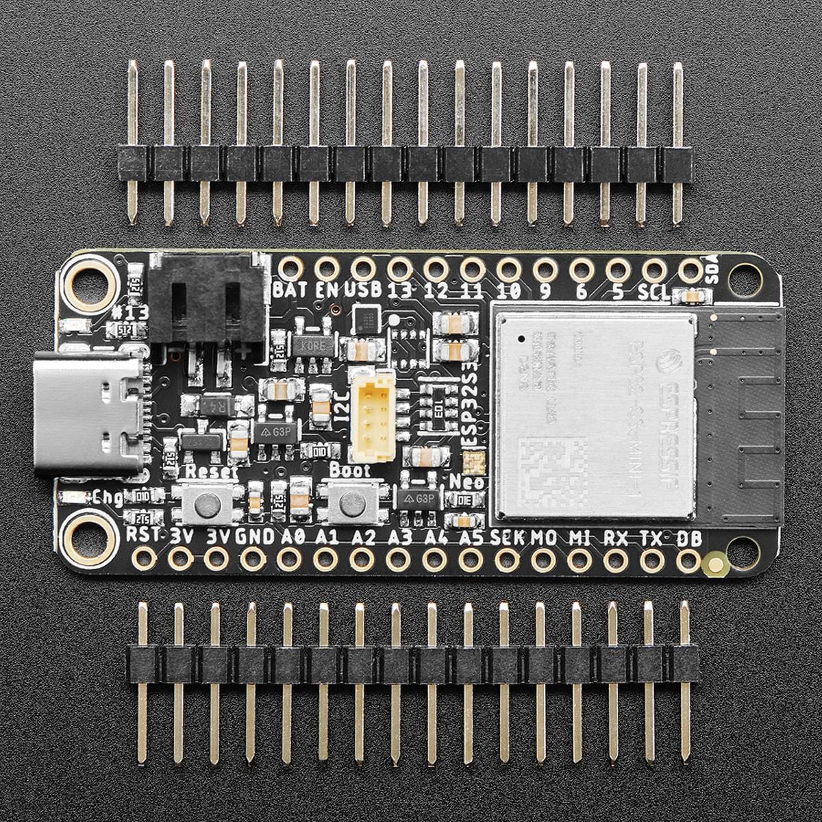 Adafruit ESP32-S3 Feather with STEMMA QT / Qwiic - 8MB Flash No PSRAM - The Pi Hut