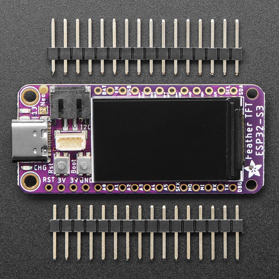 Adafruit ESP32-S3 TFT Feather - 4MB Flash, 2MB PSRAM, STEMMA QT - The Pi Hut