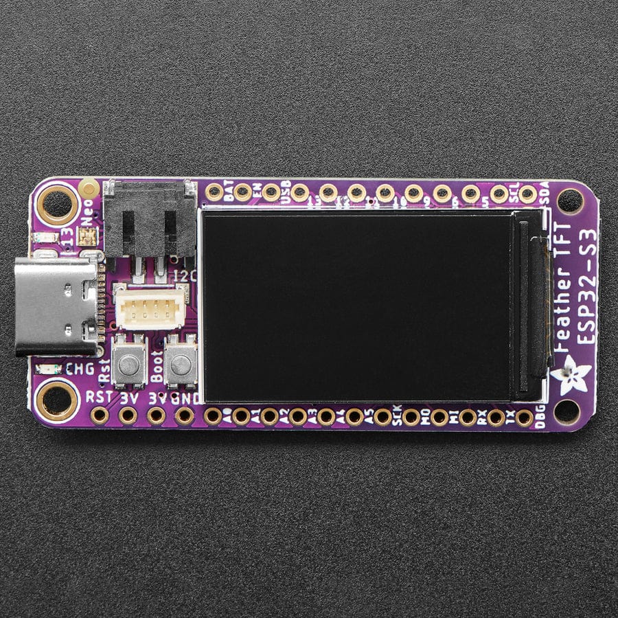 Adafruit ESP32-S3 TFT Feather - 4MB Flash, 2MB PSRAM, STEMMA QT - The Pi Hut