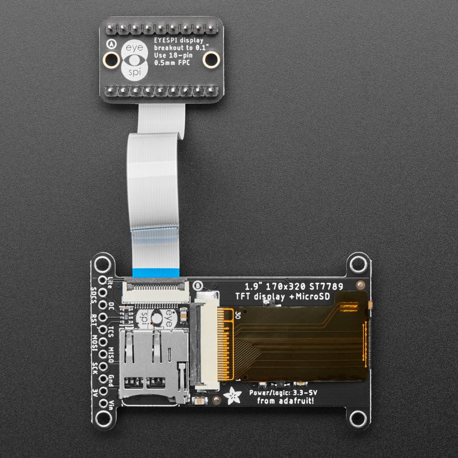 Adafruit EYESPI Breakout Board - 18 Pin FPC Connector - The Pi Hut