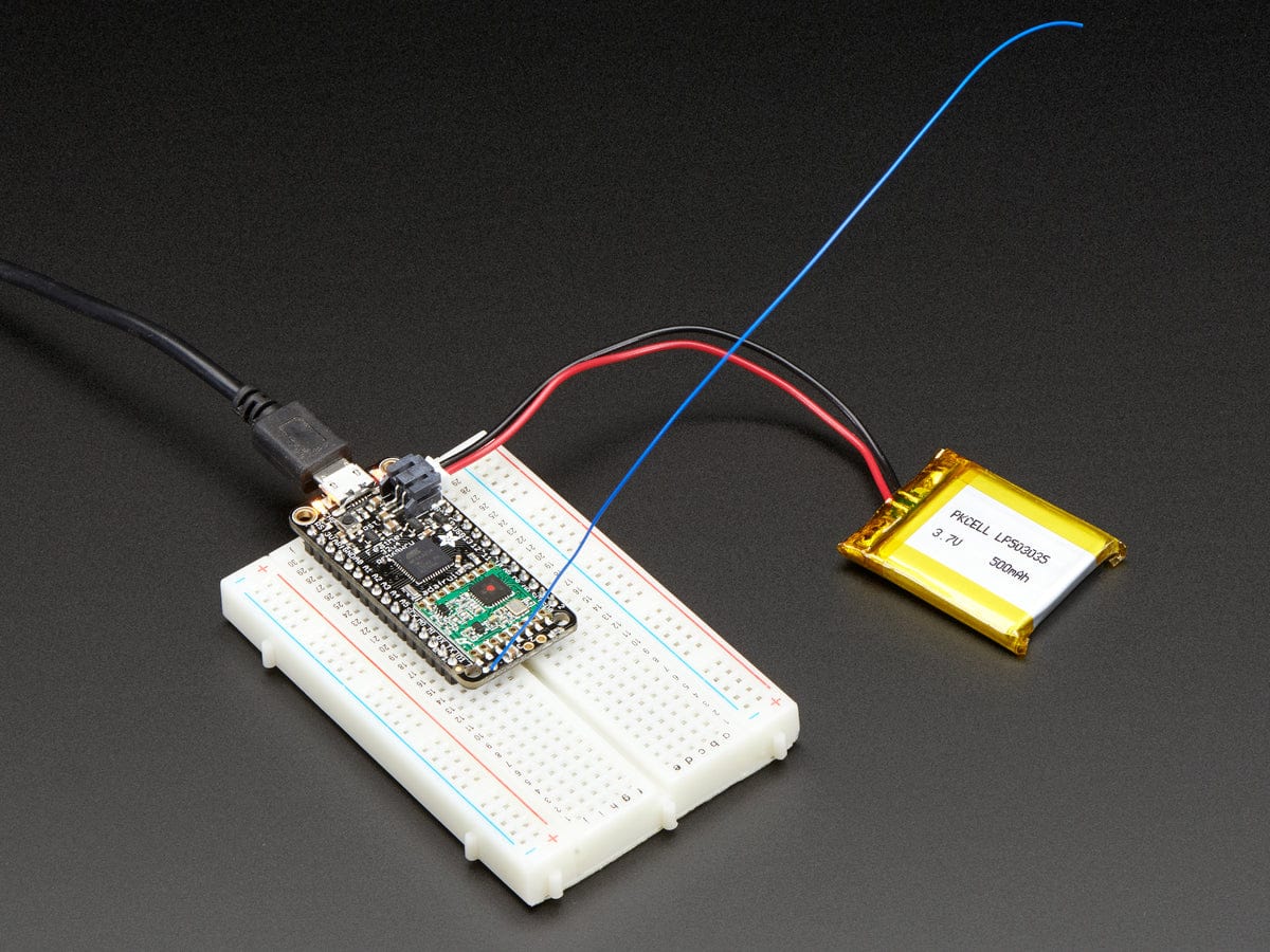 Adafruit Feather 32u4 RFM96 LoRa Radio - 433MHz - The Pi Hut