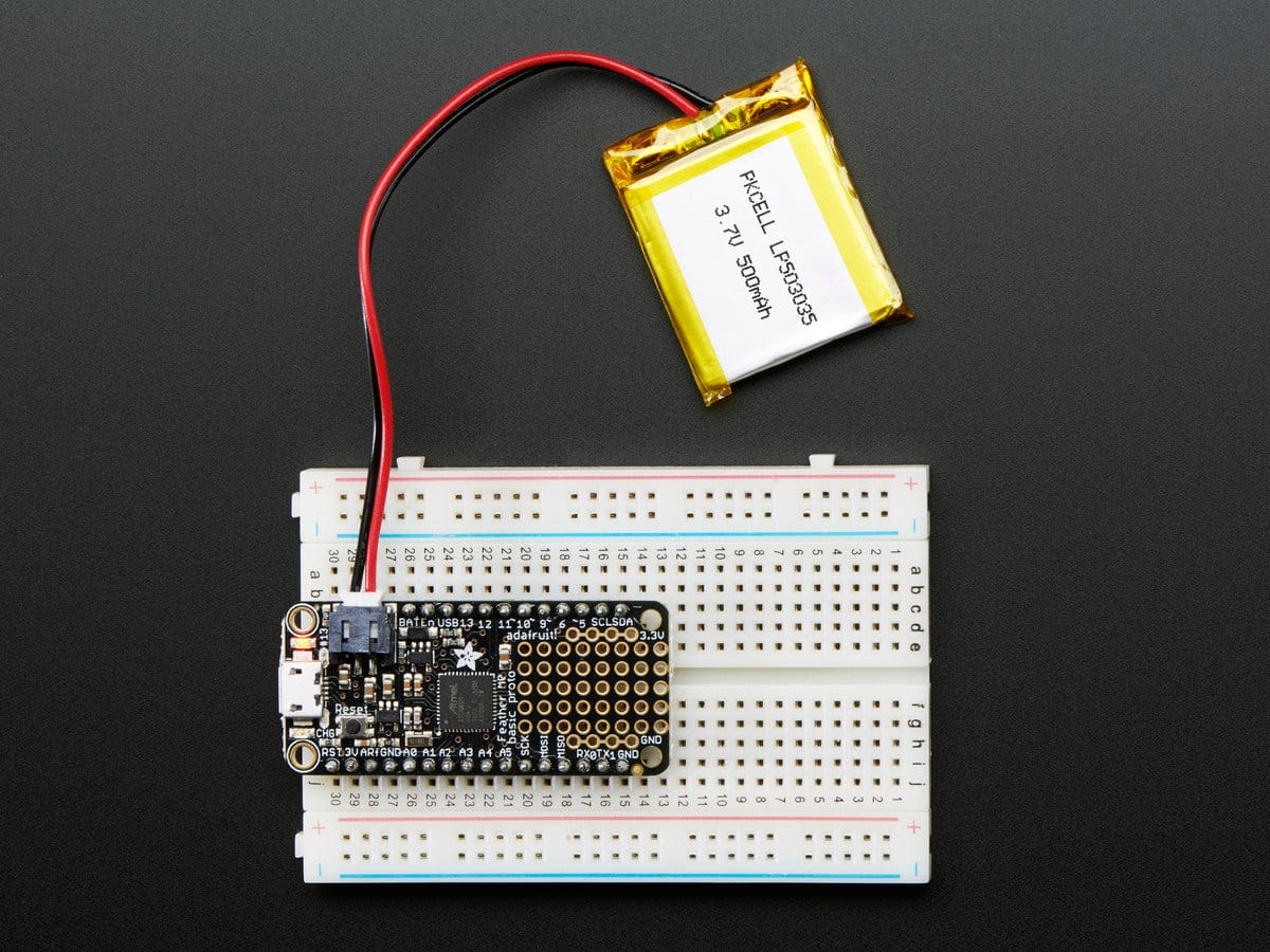 Adafruit Feather M0 Basic Proto - ATSAMD21 Cortex M0 - The Pi Hut