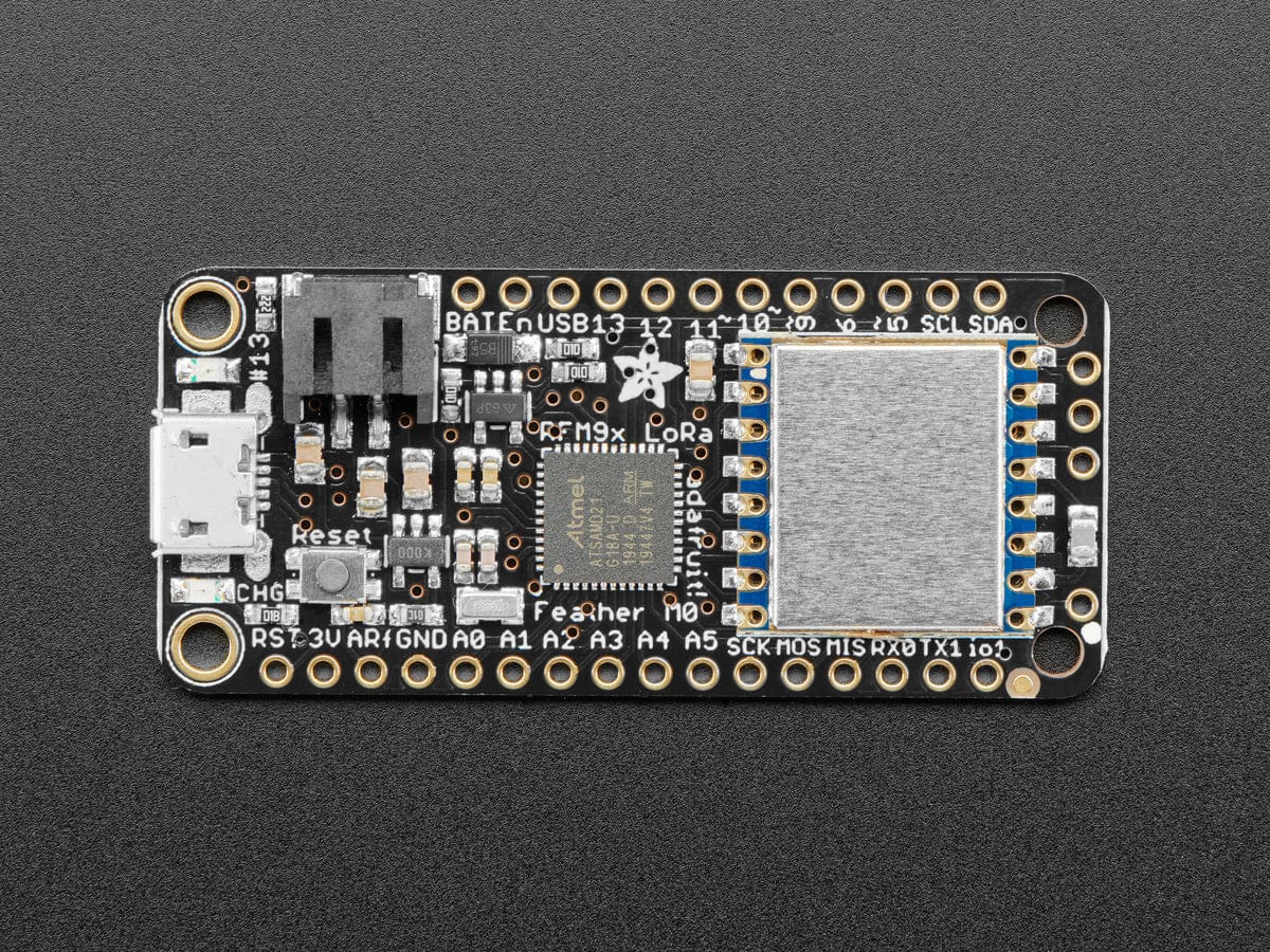 Adafruit Feather M0 RFM96 LoRa Radio - 433MHz - The Pi Hut