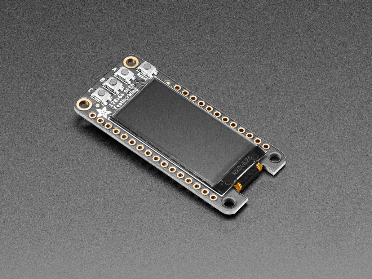 Adafruit FeatherWing OLED - 128x64 OLED Add-on For Feather - The Pi Hut