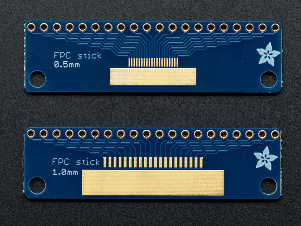 Adafruit FPC Stick - 20 Pin 0.5mm/1.0mm Pitch Adapter - The Pi Hut