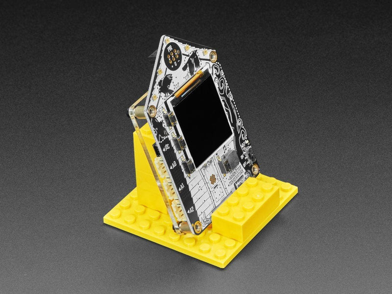 Adafruit FunHouse Mounting Plate and Yellow Brick Stand - The Pi Hut