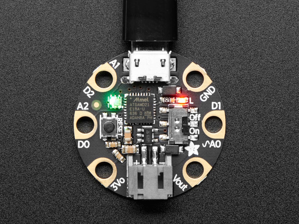 Adafruit GEMMA M0 - Miniature wearable electronic platform - The Pi Hut