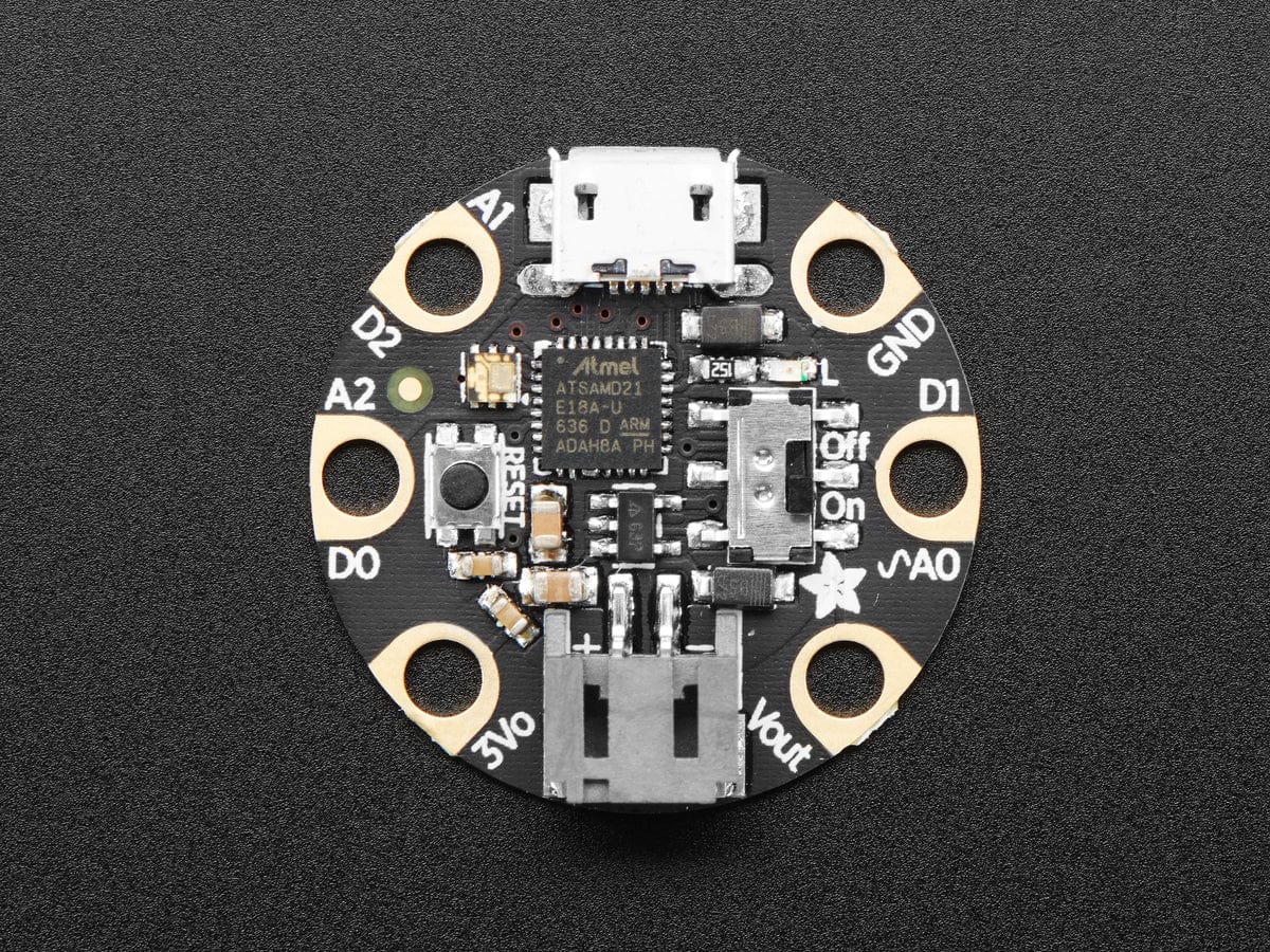 Adafruit GEMMA M0 - Miniature wearable electronic platform - The Pi Hut