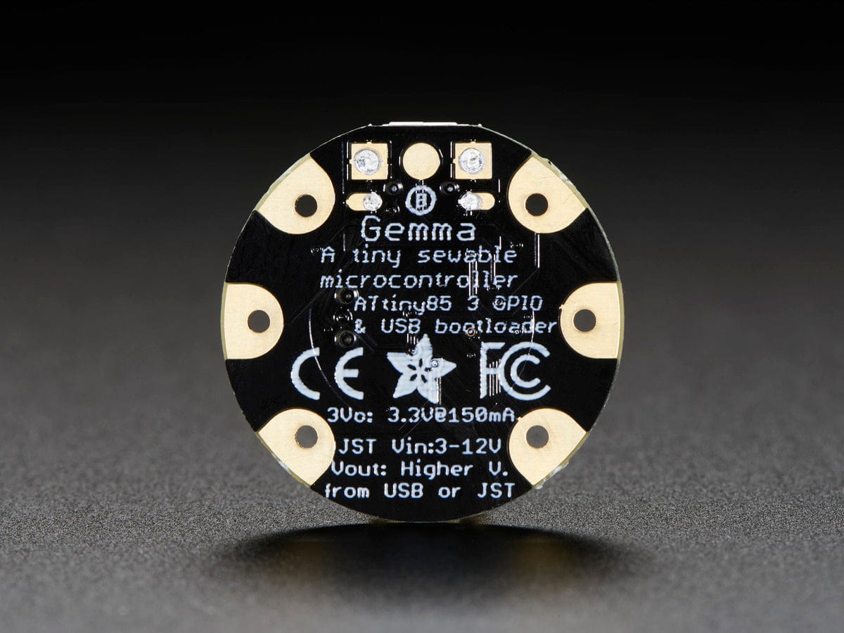 Adafruit GEMMA v2 - Miniature wearable electronic platform - The Pi Hut