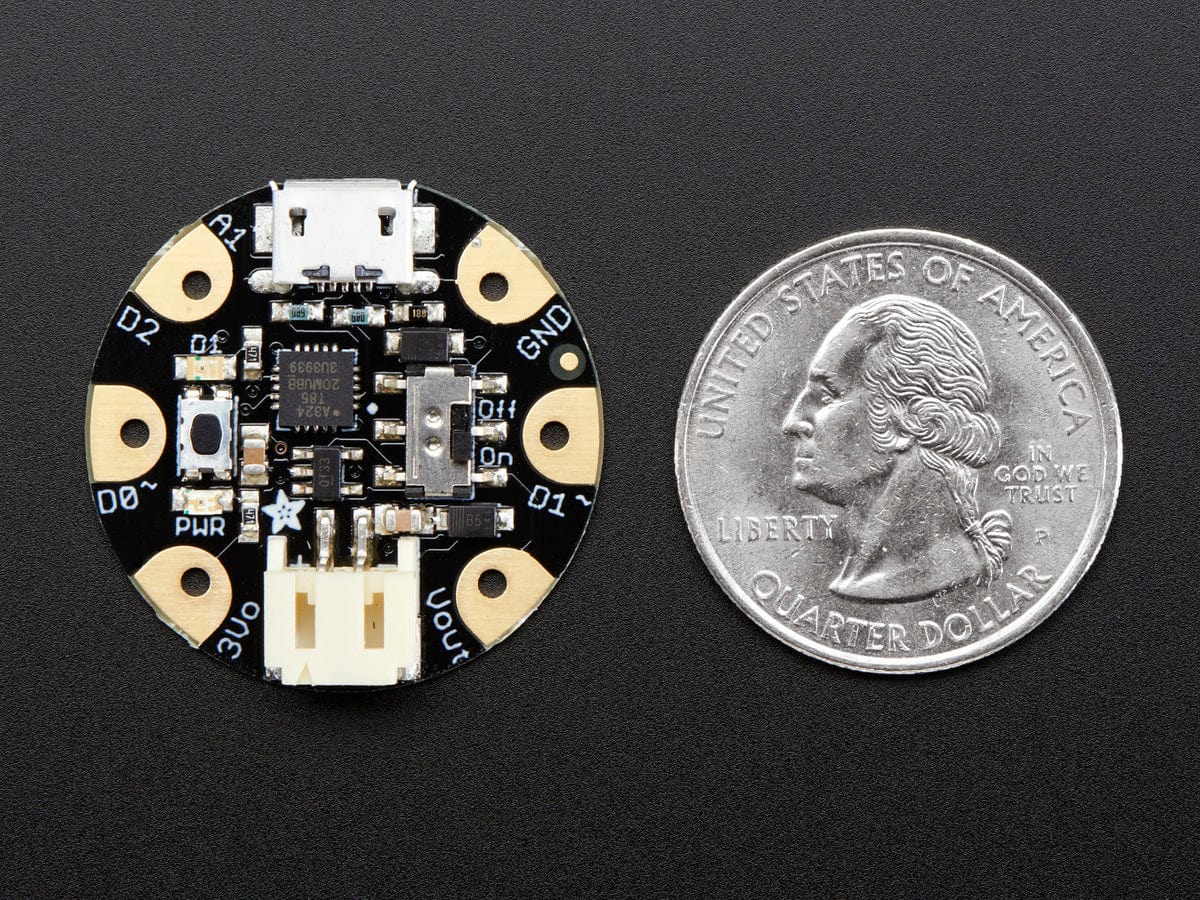 Adafruit GEMMA v2 - Miniature wearable electronic platform - The Pi Hut