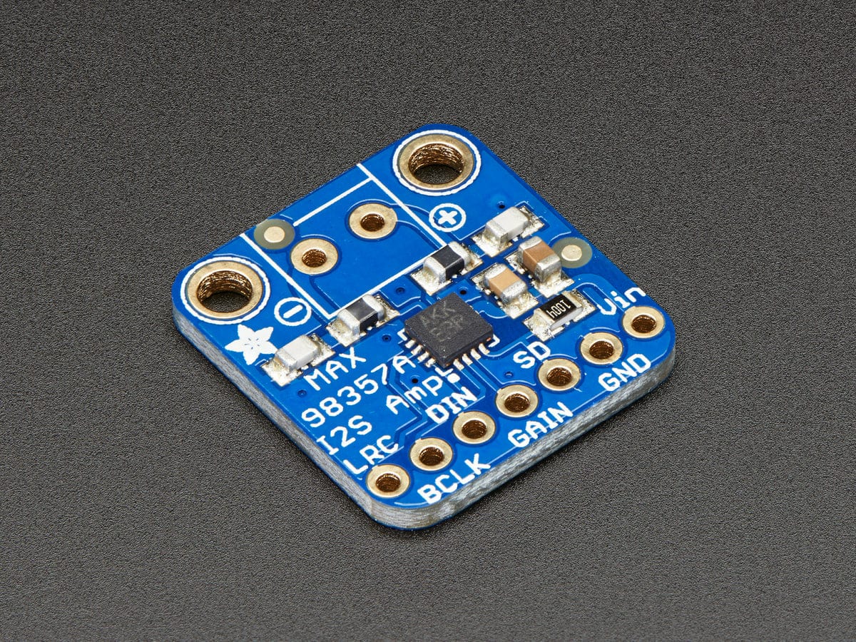 Adafruit I2S 3W Class D Amplifier Breakout - MAX98357A - The Pi Hut