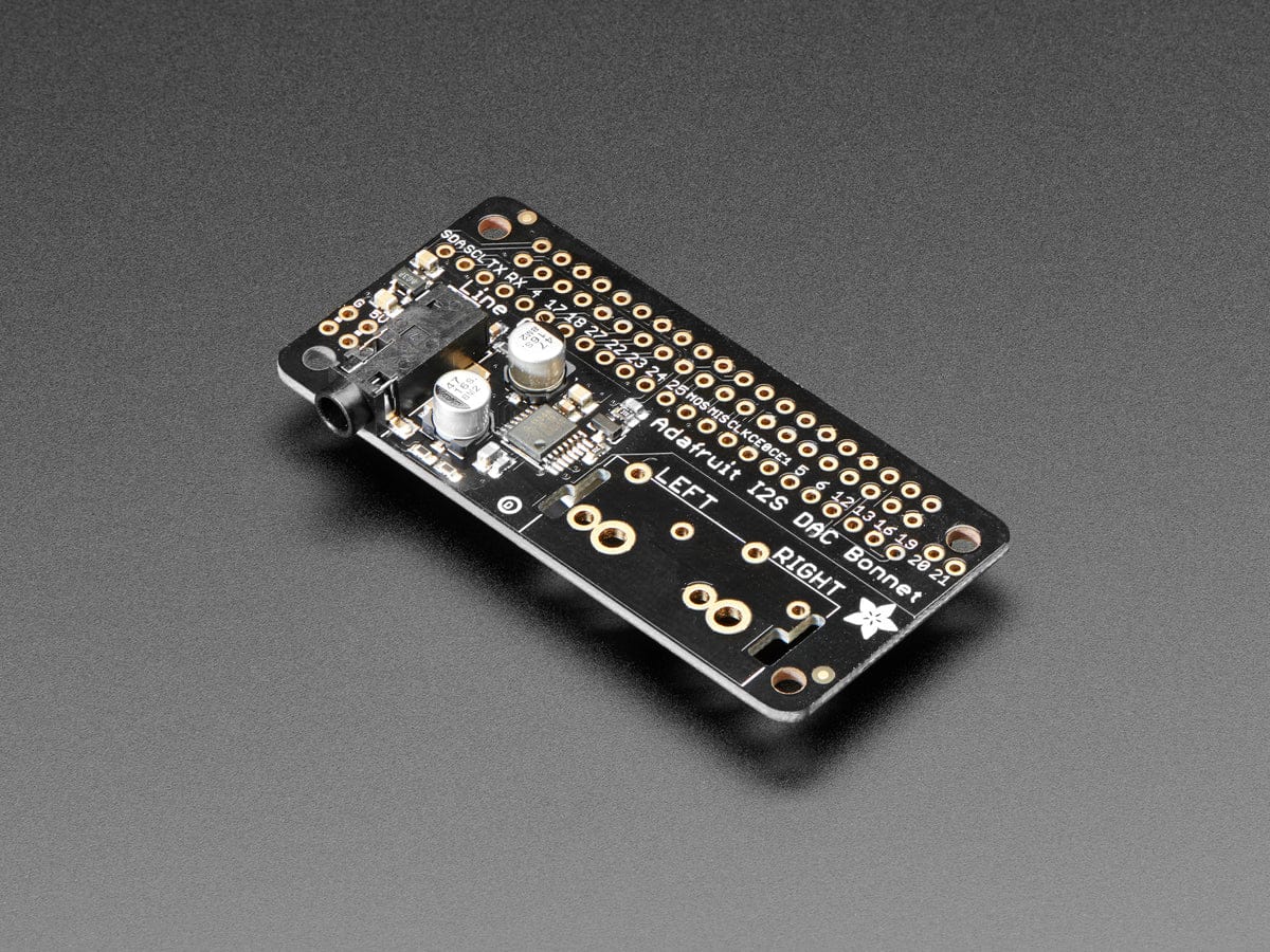 Adafruit I2S Audio Bonnet for Raspberry Pi - The Pi Hut