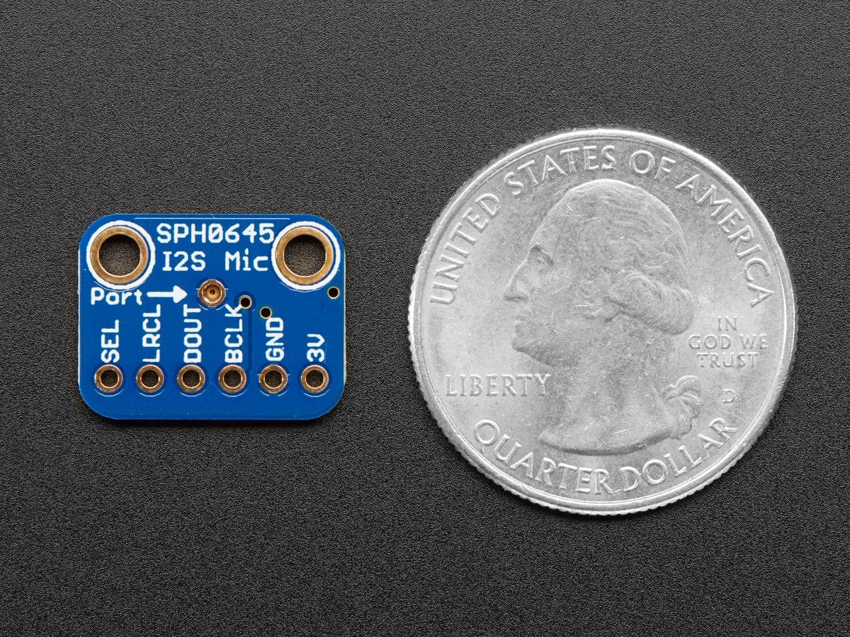 Adafruit I2S MEMS Microphone Breakout - SPH0645LM4H - The Pi Hut