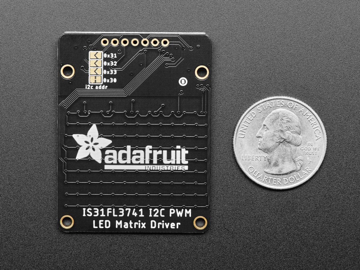 Adafruit IS31FL3741 13x9 PWM RGB LED Matrix Driver (STEMMA QT / Qwiic) - The Pi Hut