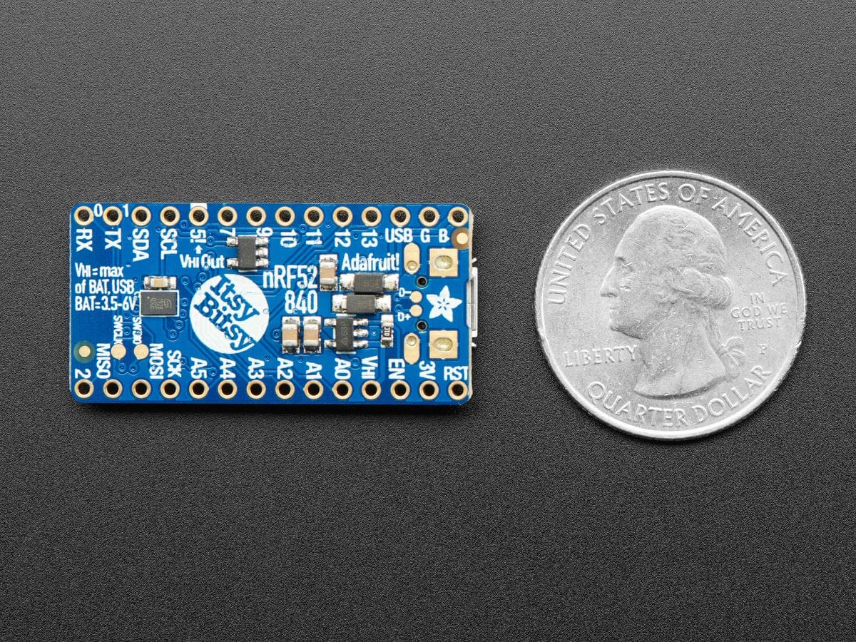 Adafruit ItsyBitsy nRF52840 Express - Bluetooth LE - The Pi Hut