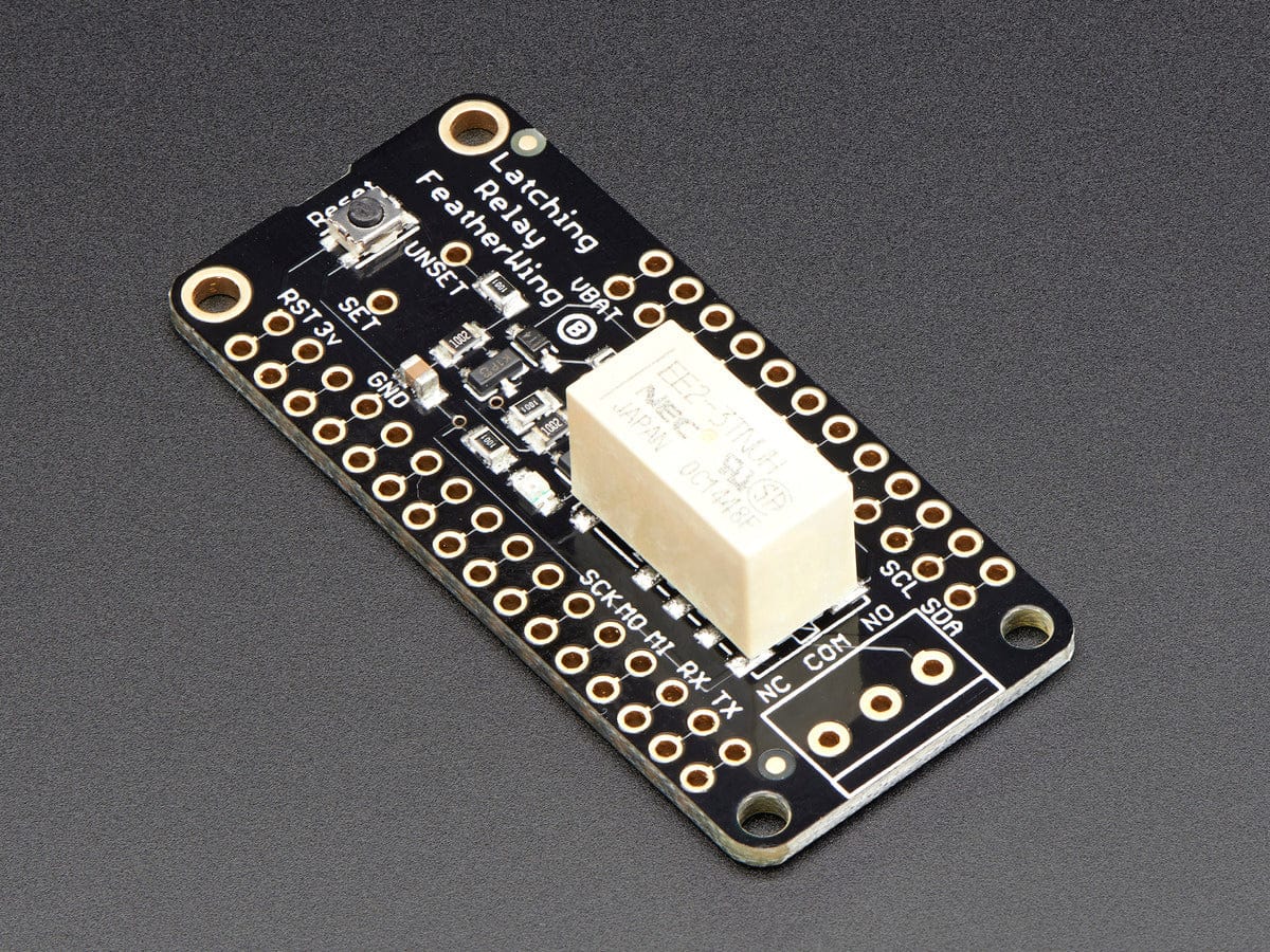 Adafruit Latching Mini Relay FeatherWing - The Pi Hut