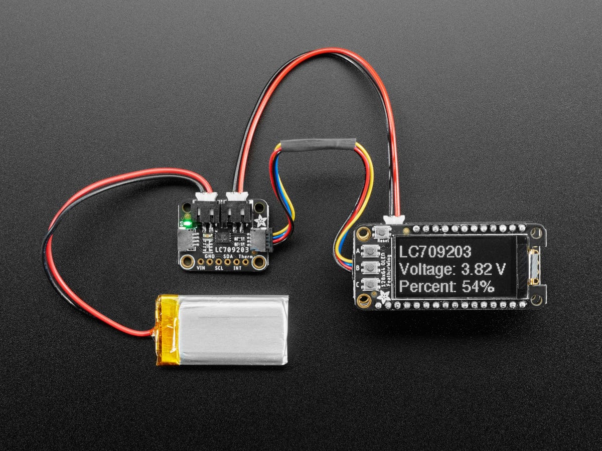 Adafruit LC709203F LiPoly / LiIon Fuel Gauge and Battery Monitor - The Pi Hut