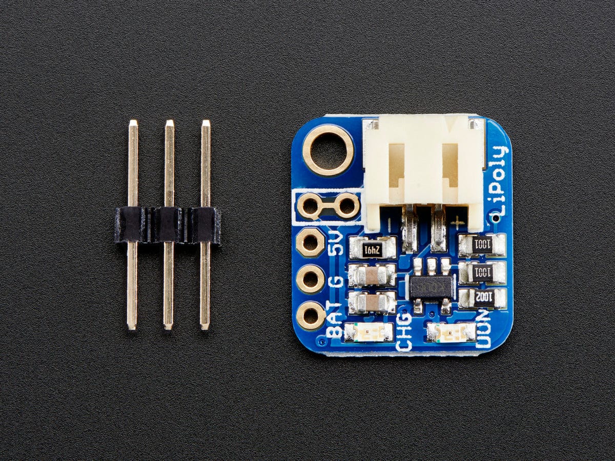 Adafruit LiIon/LiPoly Backpack Add-On for Pro Trinket/ItsyBitsy - The Pi Hut