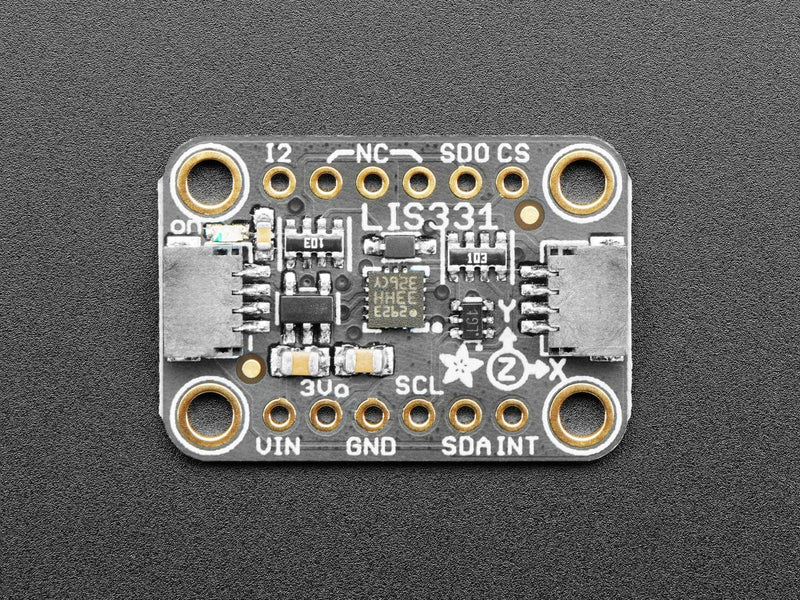 Adafruit LIS331 Triple-Axis Wide-Range ±24g Accelerometer (STEMMA QT ...