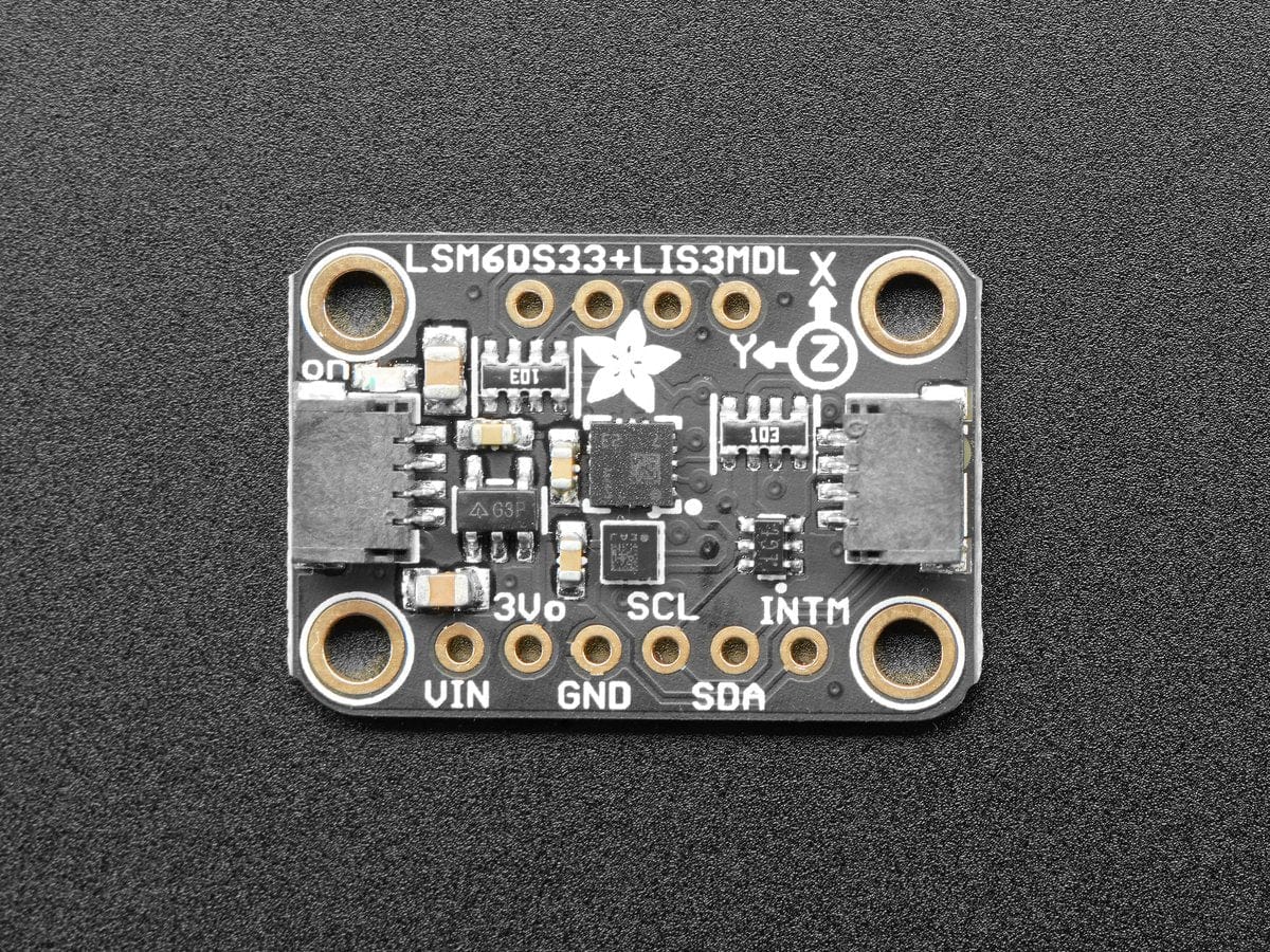 Adafruit LSM6DS33 + LIS3MDL - 9 DoF IMU with Accel / Gyro / Mag - The Pi Hut