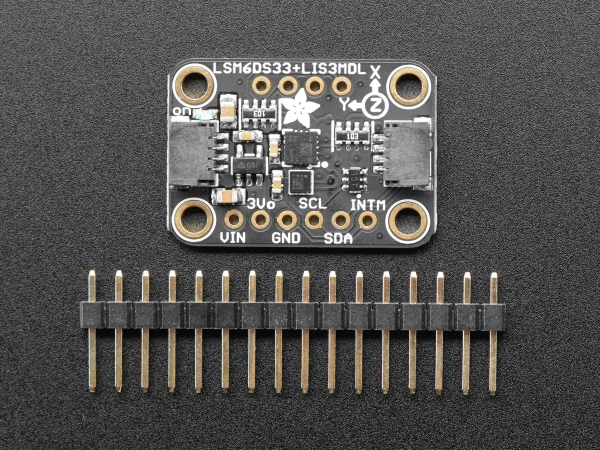 Adafruit LSM6DS33 + LIS3MDL - 9 DoF IMU with Accel / Gyro / Mag - The Pi Hut