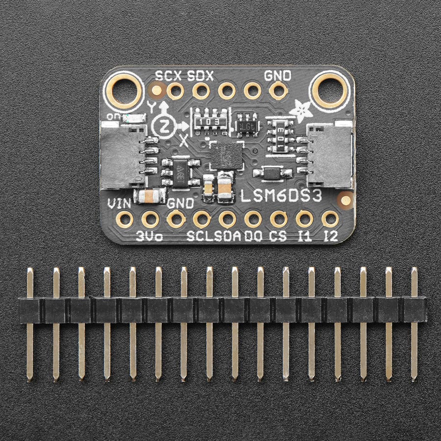 Adafruit LSM6DS3TR-C 6-DoF Accel + Gyro IMU - STEMMA QT / Qwiic - The Pi Hut