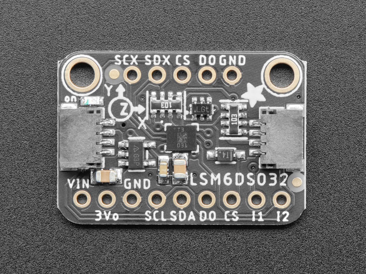 Adafruit LSM6DSO32 6-DoF Accelerometer and Gyroscope - The Pi Hut