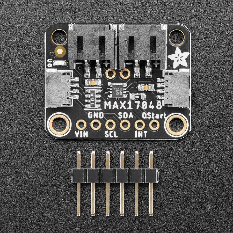 Adafruit MAX17048 LiPoly / LiIon Fuel Gauge and Battery Monitor - STEMMA JST PH & QT / Qwiic - The Pi Hut