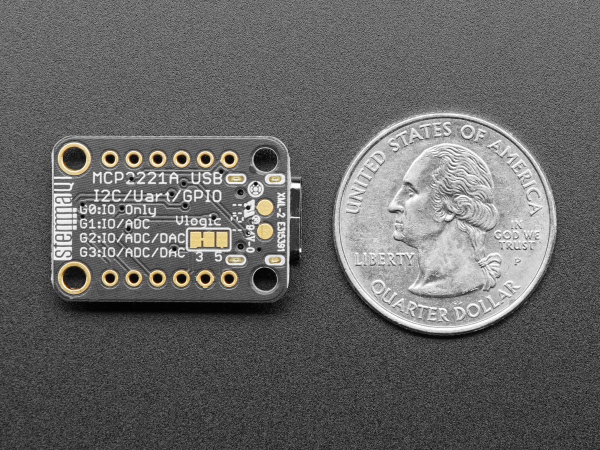 Adafruit MCP2221A Breakout - General Purpose USB to GPIO ADC I2C - The Pi Hut