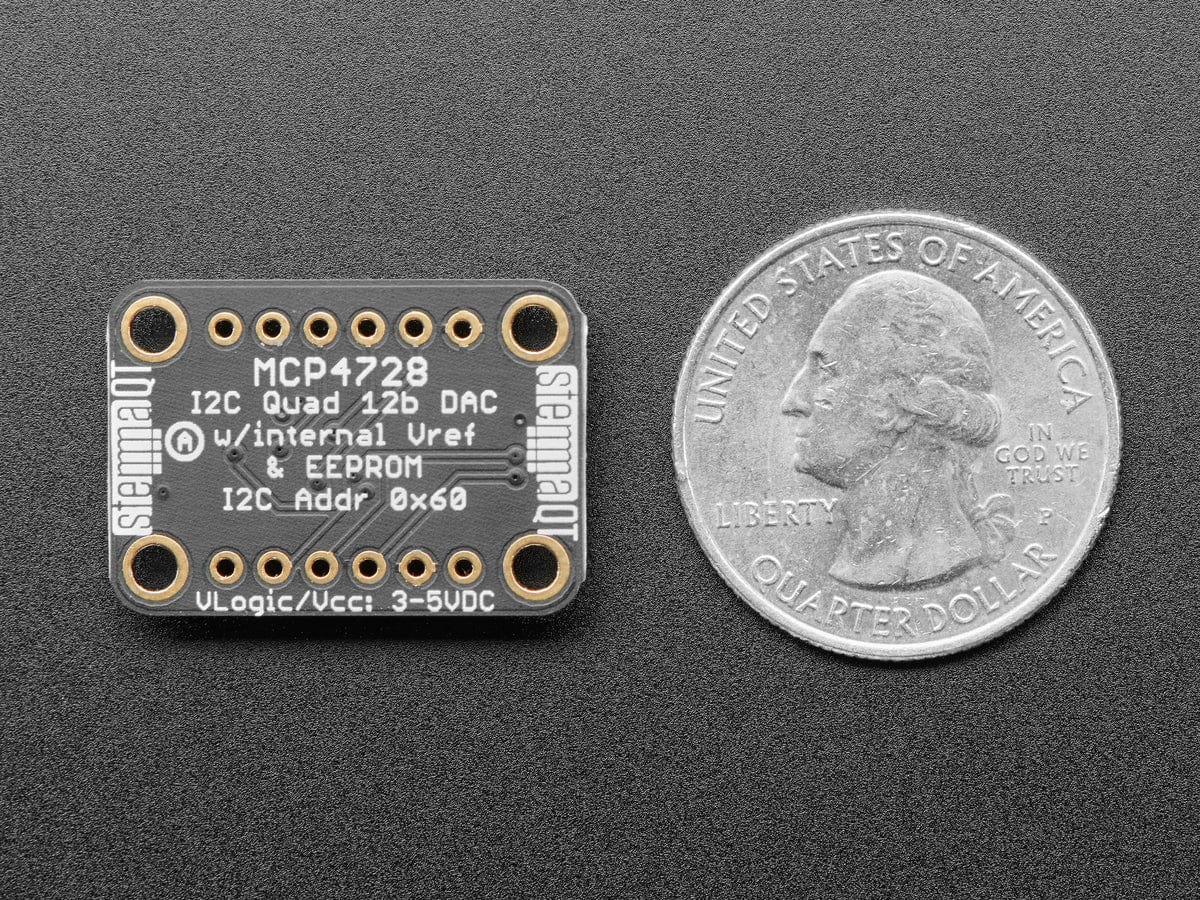 Adafruit MCP4728 Quad DAC with EEPROM - The Pi Hut