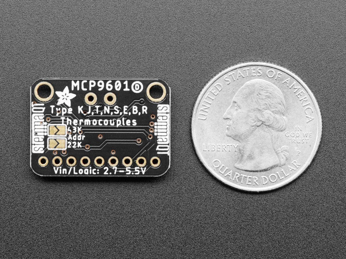 Adafruit MCP9601 (MCP96L01) I2C Thermocouple Amplifier (STEMMA QT / Qwiic) - The Pi Hut