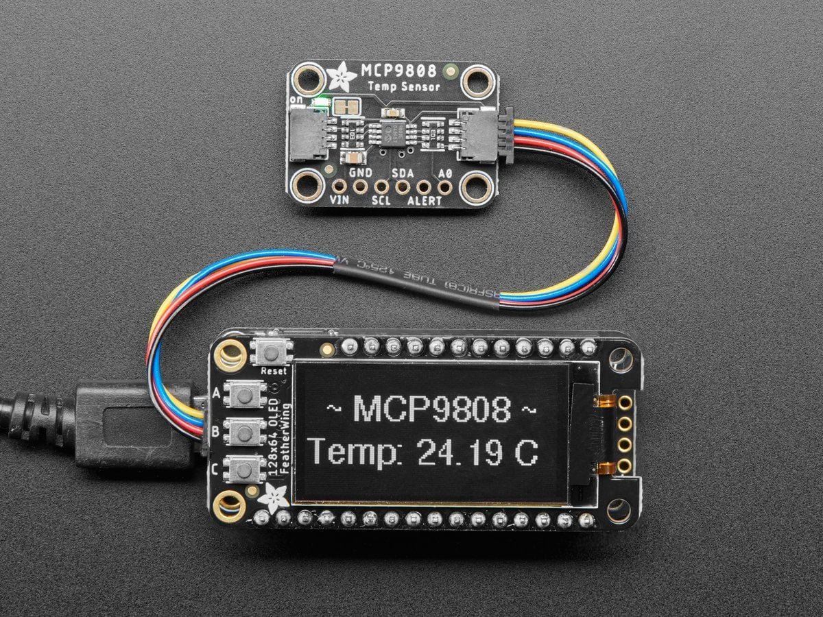 Adafruit MCP9808 High Accuracy I2C Temperature Sensor Breakout - The Pi Hut