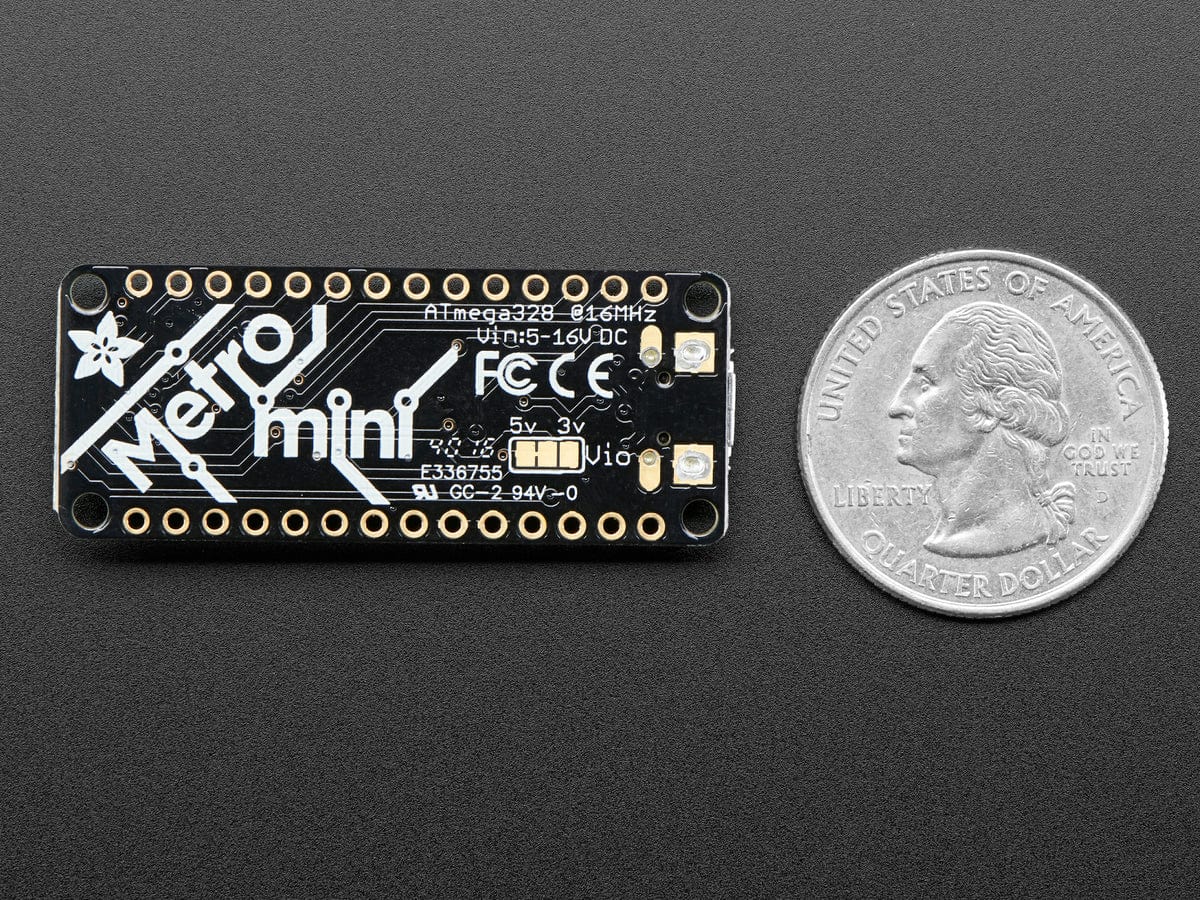 Adafruit Metro Mini 328 - Arduino-Compatible - 5V 16MHz - The Pi Hut