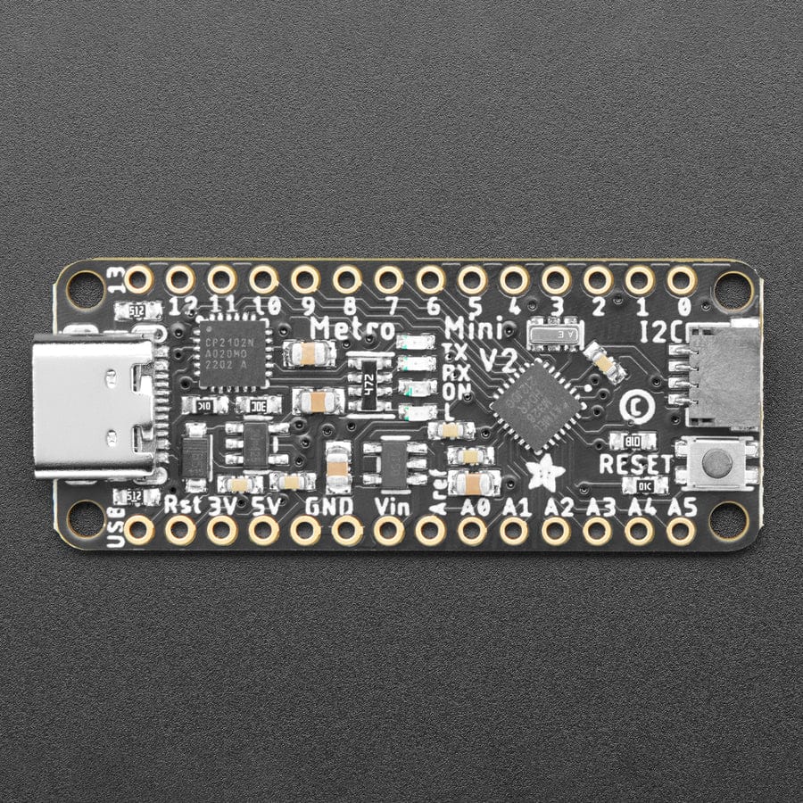 Adafruit Metro Mini 328 V2 - Arduino-Compatible - 5V 16MHz - STEMMA QT / Qwiic - The Pi Hut